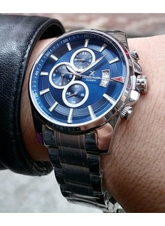 DANIEL KLEIN Silver Steel Strap Men's Wristwatch Waterproof  - Image 3