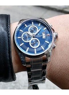 DANIEL KLEIN Silver Steel Strap Men's Wristwatch Waterproof  - Image 2