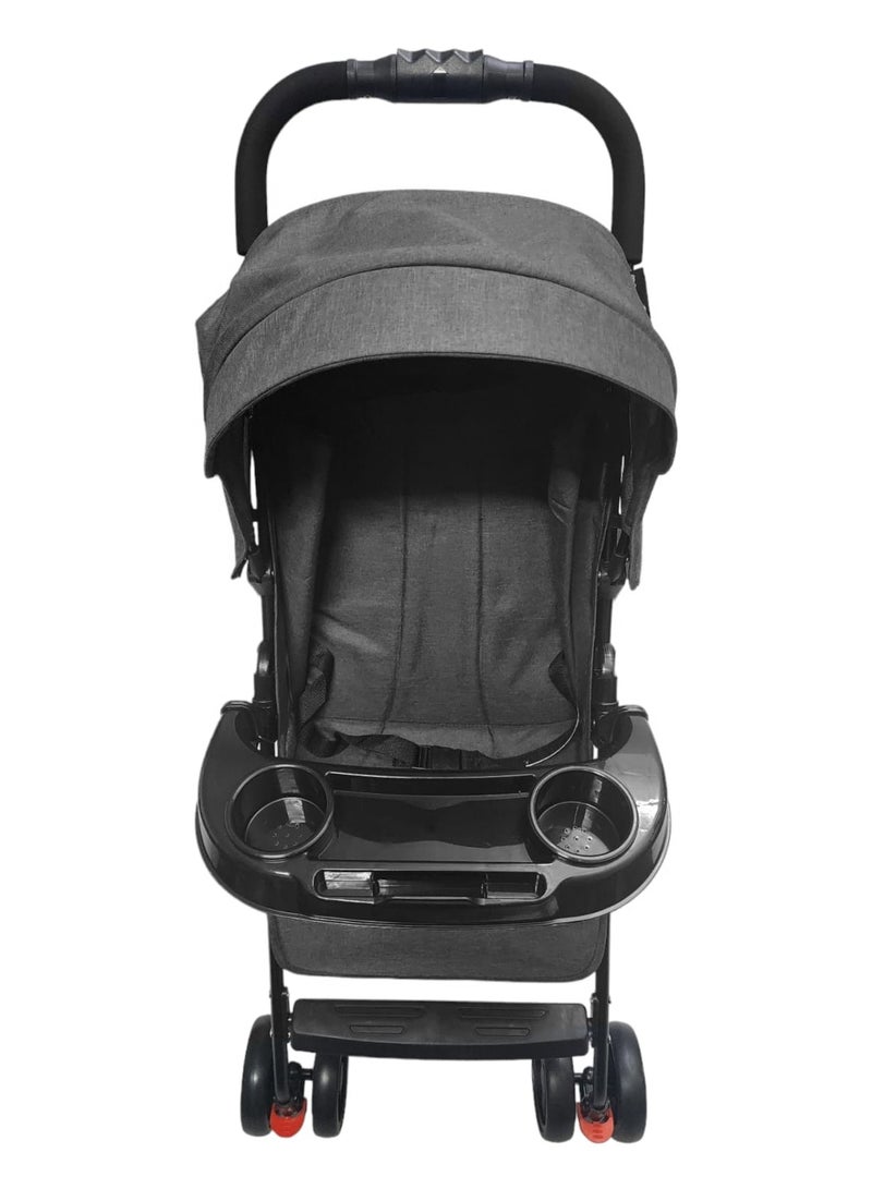 BABYCARA Lightweight Stroller with Adjustable Seat Phone Base and Convenient Storage Basket - Image 5