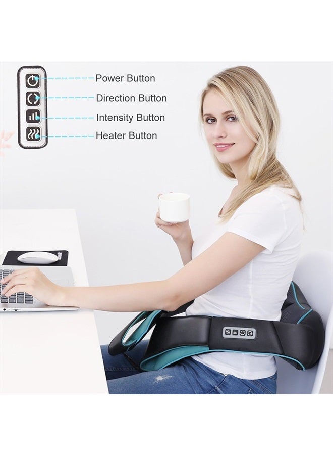 MoCuishle Shiatsu Back Shoulder and Neck Massager with Heat, Electric Deep Tissue 4D Kneading Massage, Best Gifts for Women Men Mom Dad - Image 3