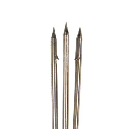 Scuba Choice 12" Stainless Steel 3-Prong Paralyzer Spear Tip – Replacement Pole Head for Spearfishing & Ice Fishing, 8mm Female Thread - Image 5