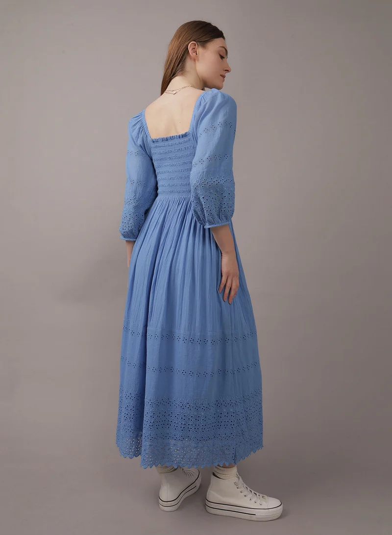 American Eagle Eyelet Cotton Dress