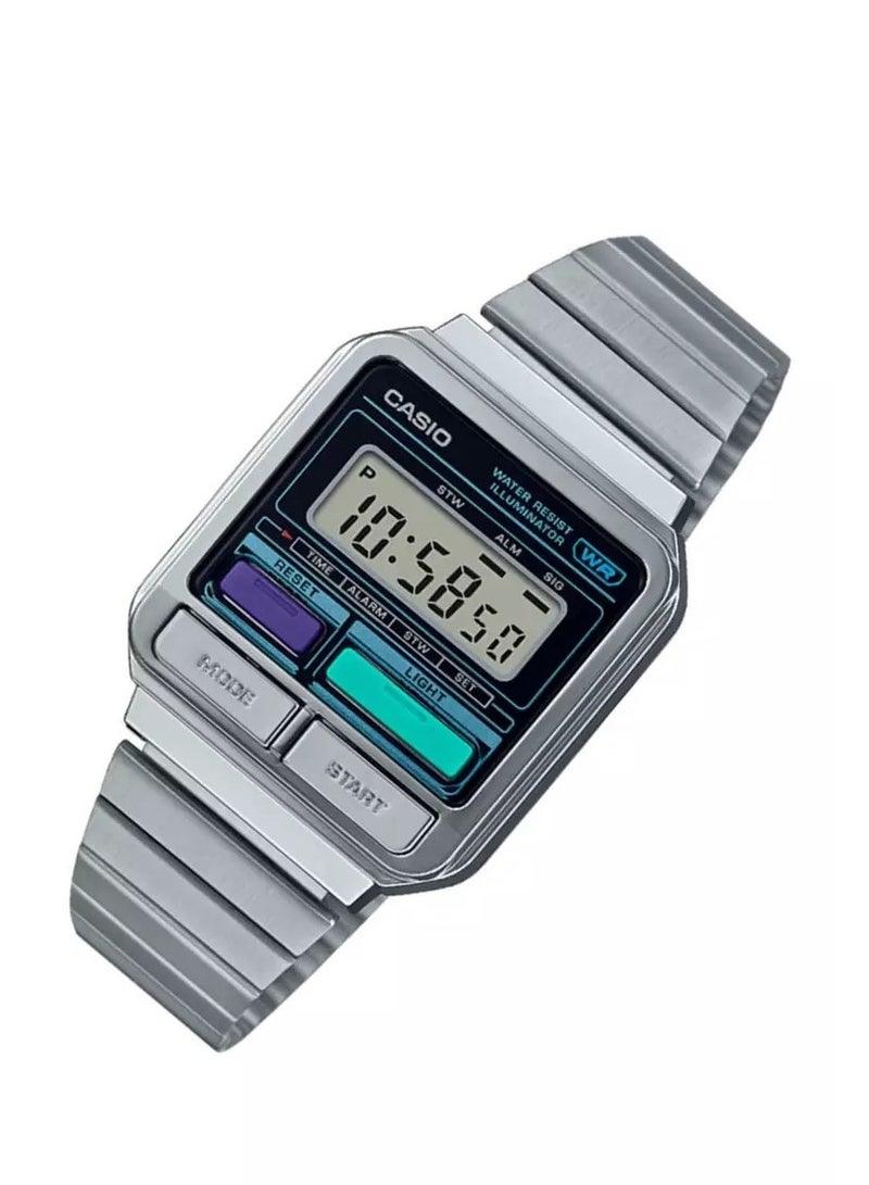 كاسيو ساعة للرجال من الطراز القديم A120WE-1ADF - Image 2