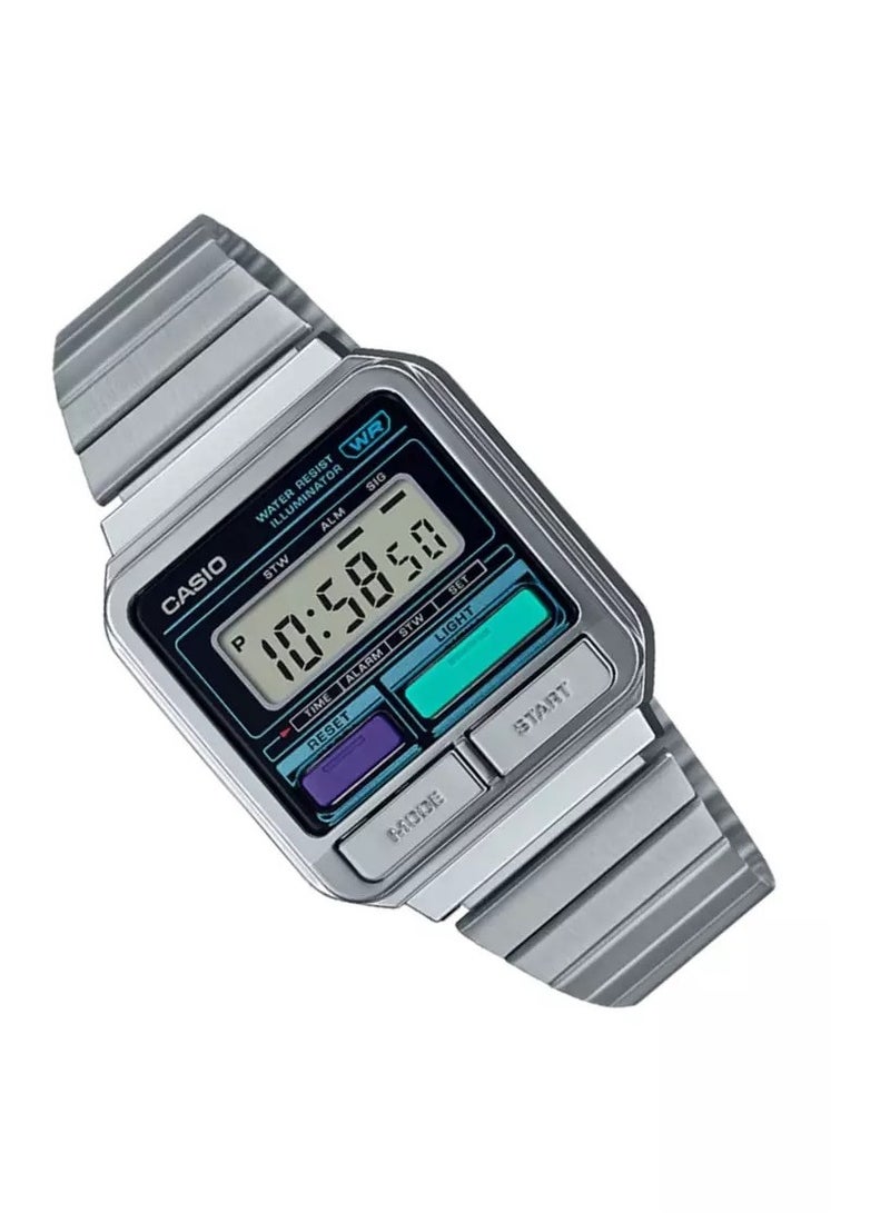 كاسيو ساعة للرجال من الطراز القديم A120WE-1ADF - Image 3