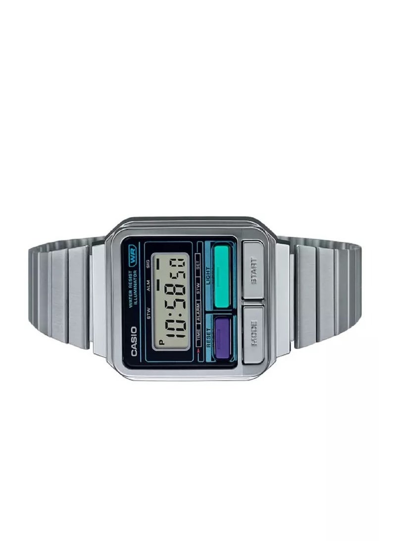 كاسيو ساعة للرجال من الطراز القديم A120WE-1ADF - Image 4