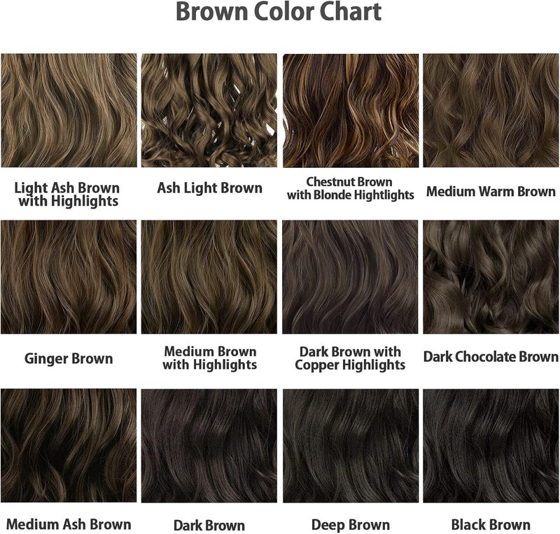 REECHO 20" 1-Pack 3/4 Full Head Curly Wave Clips in on Synthetic Hair Extensions HE008 Hairpieces for Women 5 Clips 4.5 Oz per Piece - Linen - Image 5
