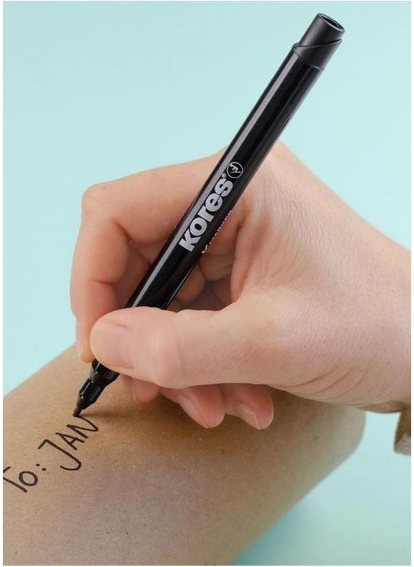Kores Acetate Pen 4 Colors 1.0 mm 1 Pack CD Pen M Felt Tip Pen Indelible Colored Permanent Pen  - Image 2
