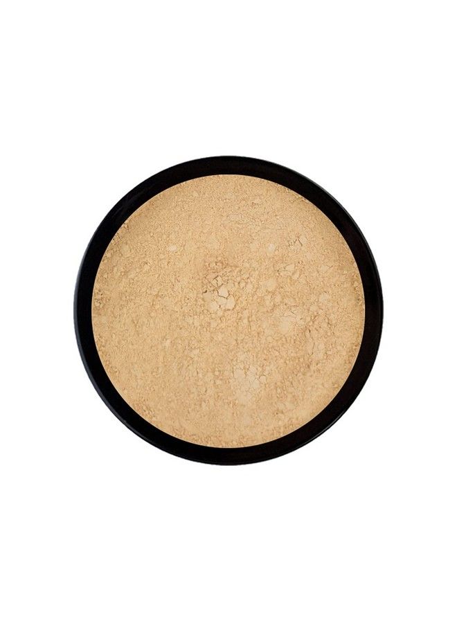 Emani Perfecting Crushed Foundation Hd Full Finish Skincaring Acne Safe Foundation Powder For All Skin Types. 100% Natural With Physical Spf Creasefree & Noncaking Finish Bisque (Light Medium) - Image 2