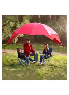Cool Baby COOLBABY Portable Sunshade Beach Tent Umbrella Rain Canopy Umbrella for Beach and Sports Events With Window Beach Umbrella Blue  - Image 4