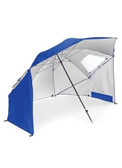 COOLBABY Portable Sunshade Beach Tent Umbrella Rain Canopy Umbrella for Beach and Sports Events With Window Beach Umbrella Blue