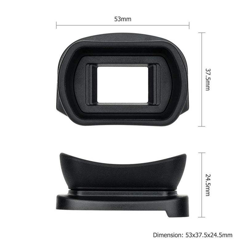 Kiorafoto Soft Silicon Camera Viewfinder Eyecup Eyepiece Eyeshade for Canon EOS 5DM4 5DM3 5DS 5DSR 7DM2 7D, EOS 1D X Mark II, 1D X, 1Ds Mark III, 1D Mark IV, 1D Mark III Replaces Canon Eg Eye Cup - Image 5