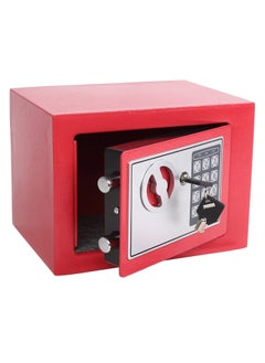 Hihonor Security Safe - Digital Safe Electronic Steel Lock Box with Keypad to Protect Money, Jewelry, Passports for Home, Business or Travel Red  - Image 1