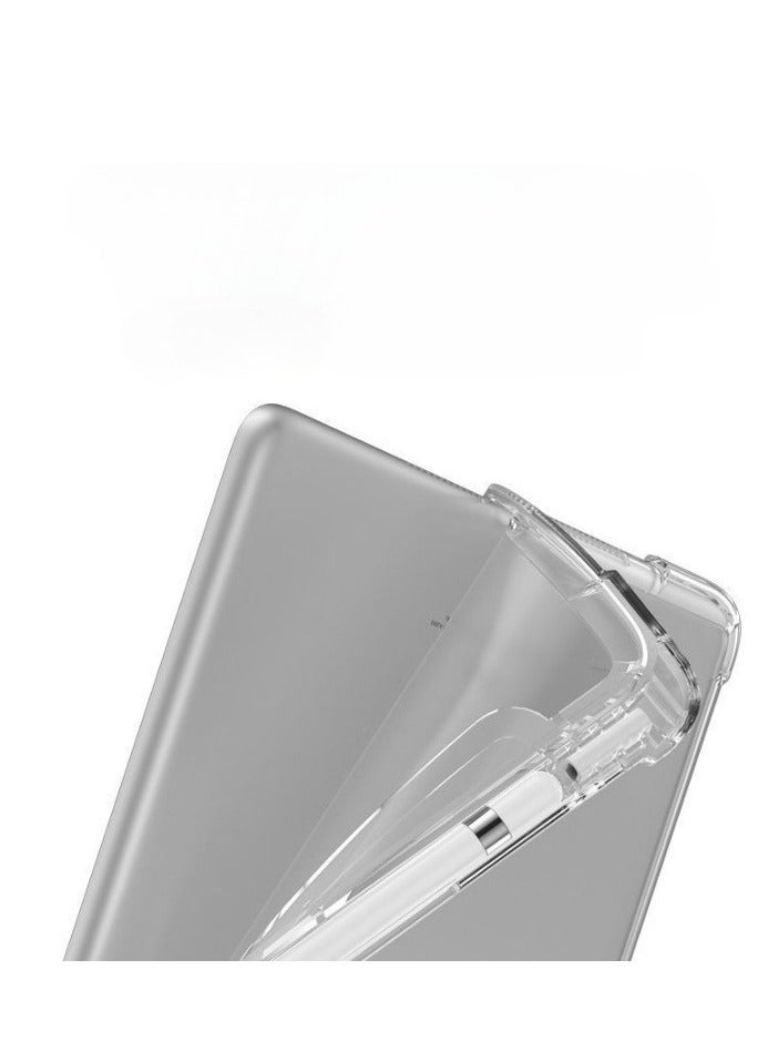 حافظة متوافقة مع جهاز iPad Air مقاس 11 بوصة M3/M2 (2025/2024)، وiPad Air 5/4 (2022/2020 5/4 10.9 بوصة)، وغطاء ذكي رفيع ثلاثي الطي مع حامل قلم رصاص، وغطاء خلفي شفاف - Image 4