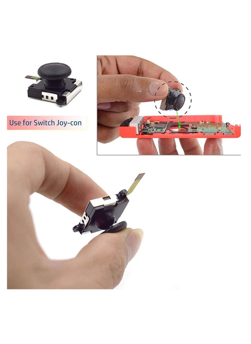 Y&D - Joystick Replacement for Joycon Game Console Repair Tools 24pcs 3D Analog Thumb Stick Nintendo Switch Joy Con Controller Include Tri Wing & Screwdriver Tool - Image 1