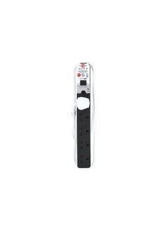 Brennenstuhl 5-Way Angle Plug Extension Cord Black and White 1.5 m  - Image 3