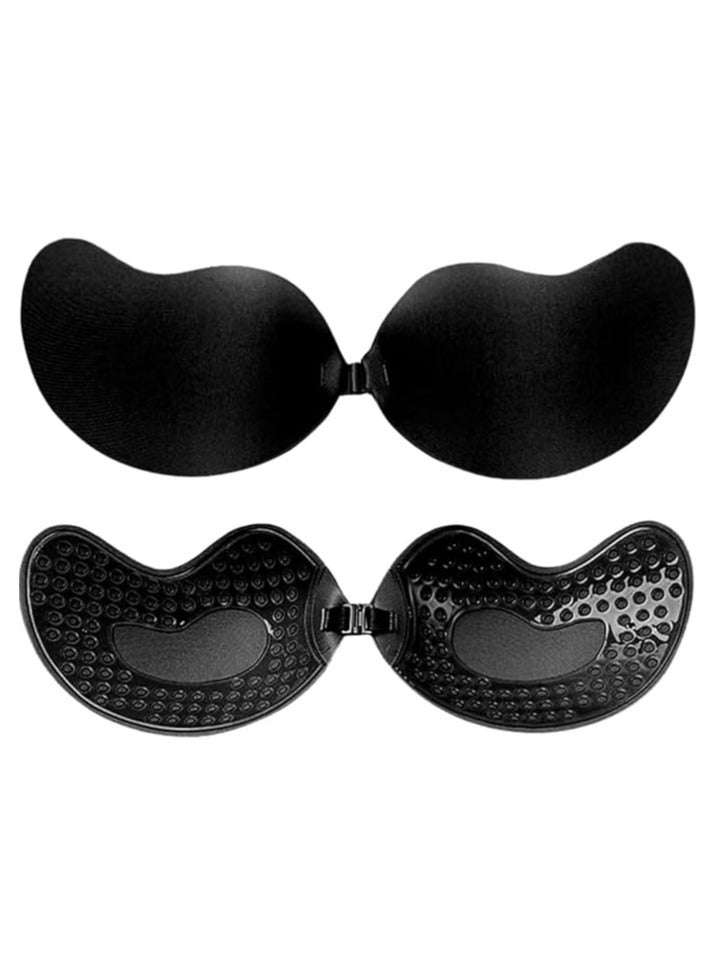 Jomo Store Push Up Self Adhesive Silicone Bust Front Closure Strapless Invisible Bra  - Image 1