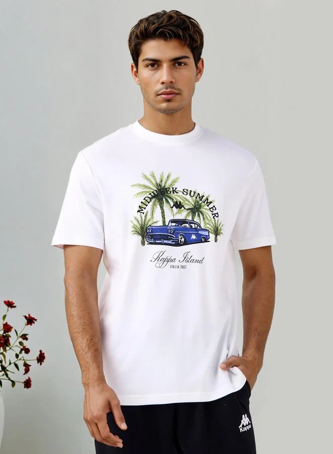 Kappa Kappa Logo Print Crew Neck T-shirt