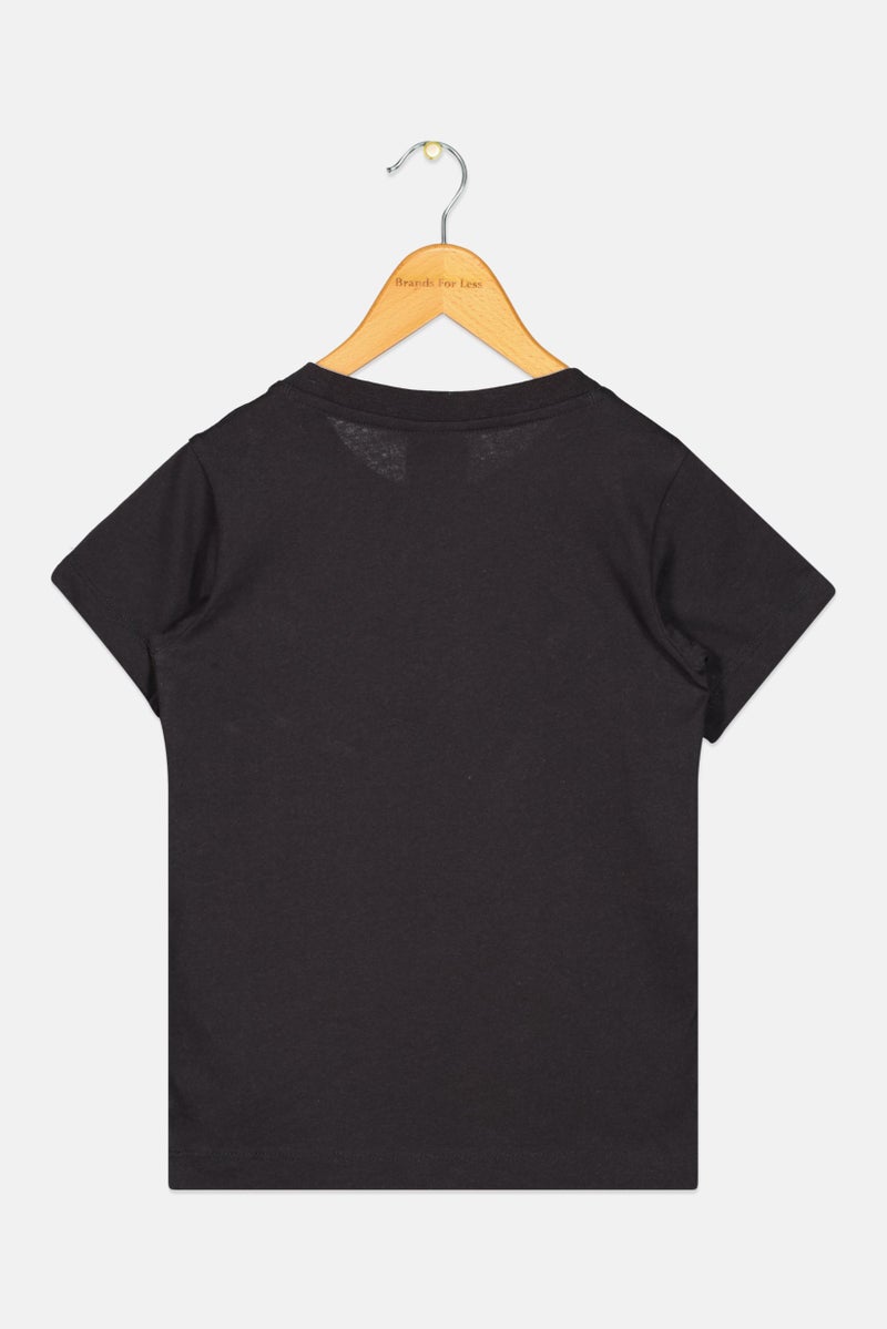 Champion Kids Girl Sportswear Fit Short Sleeve Outdoor Top, Black  - Image 2