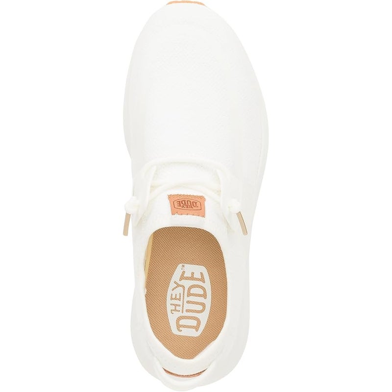 هيدود HEYDUDE Sirocco W Neutrals White womens Loafer Flat - Image 3