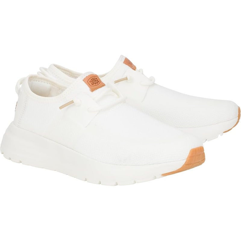 هيدود HEYDUDE Sirocco W Neutrals White womens Loafer Flat - Image 2