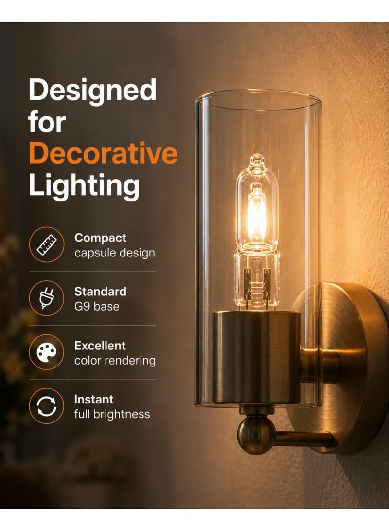 OSRAM HALOPIN ECO G9 Halogen Lamp 60W 230V 235lm Capsule Bulb 66760 - Image 5