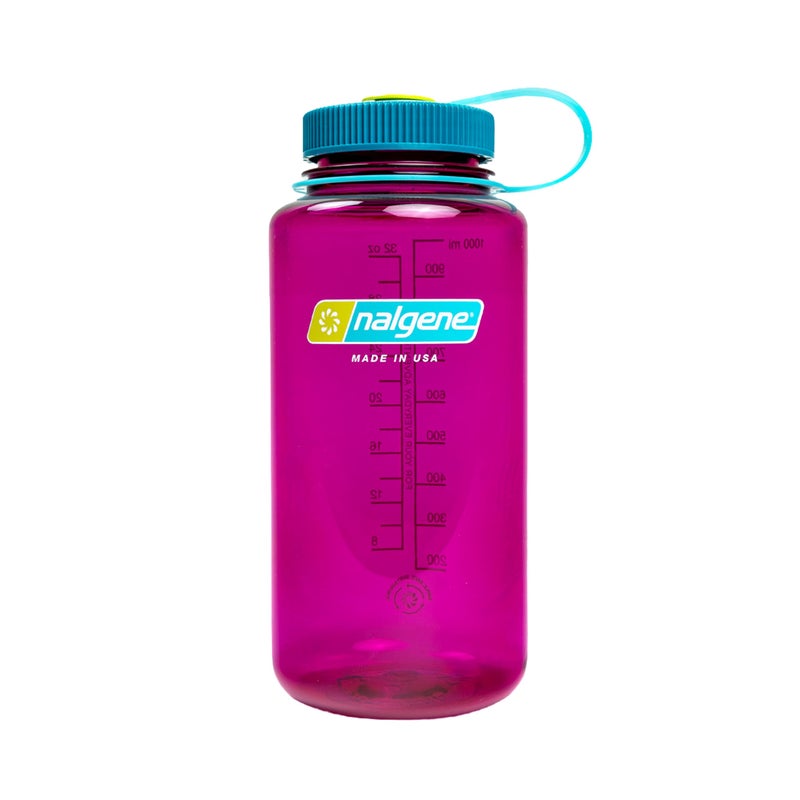 Nalgene 32 oz Wide Mouth Water Bottle | BPA-Free, Durable & Leak Proof, Lightweight Bottle for Hiking & Gym, Work & Travel, Eggplant - Image 1