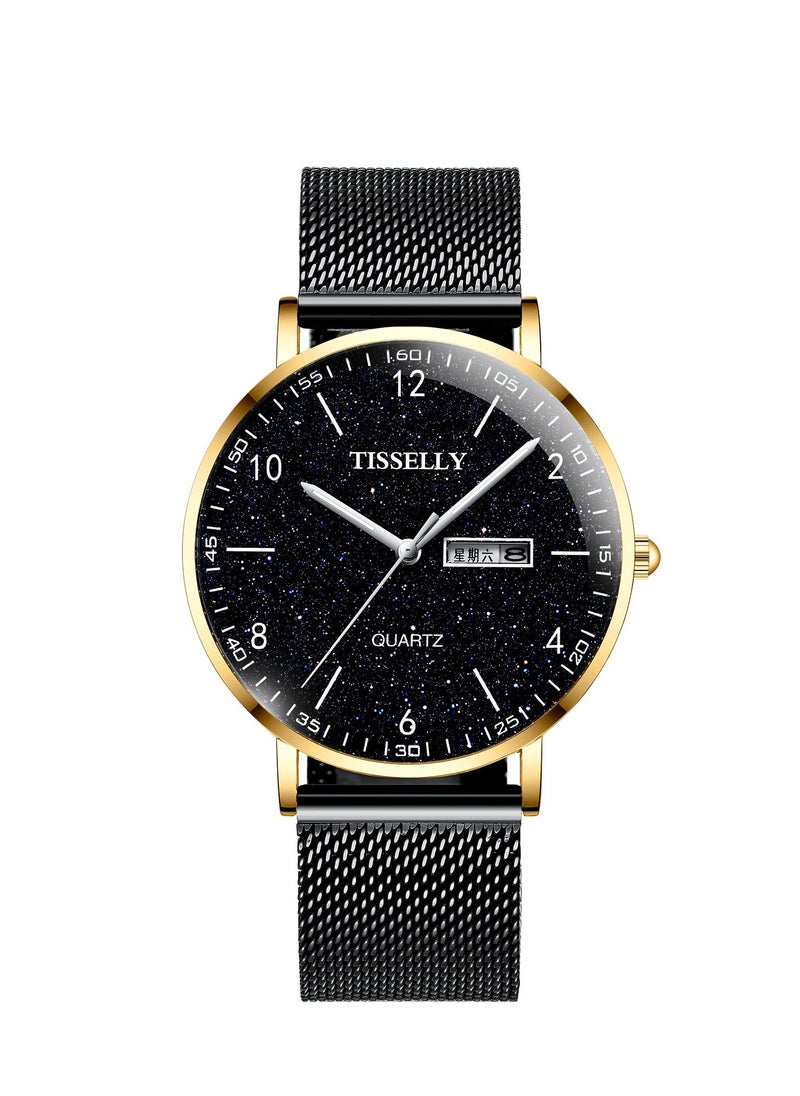 TISSELLY - Fashionable men's quartz watch - Image 1