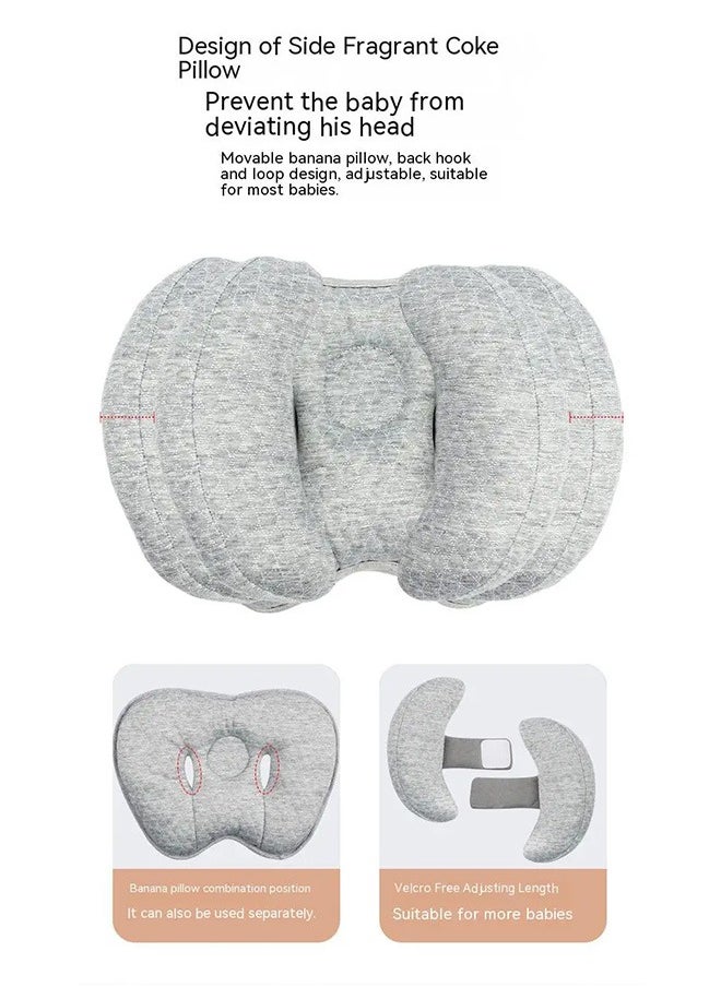 Aissiora Baby Neck Pillow - Car Headrest Pillow for Toddlers - Adjustable Toddler Headrest Neck Support, Baby Neck Pillow, Travel Pillow Headrest for Car Seat  - Image 5