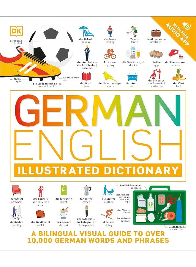 German English Illustrated Dictionary: A Bilingual Visual Guide to Over 10,000 German Wor - Image 1