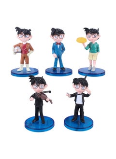 7 Generation Conan 5 Bags Hand Version Model Cartoon Spot Car Ornaments Gift Key Chain Collection Stall-Color:The Eighth Generation Conan 5 (about 10.5cm)