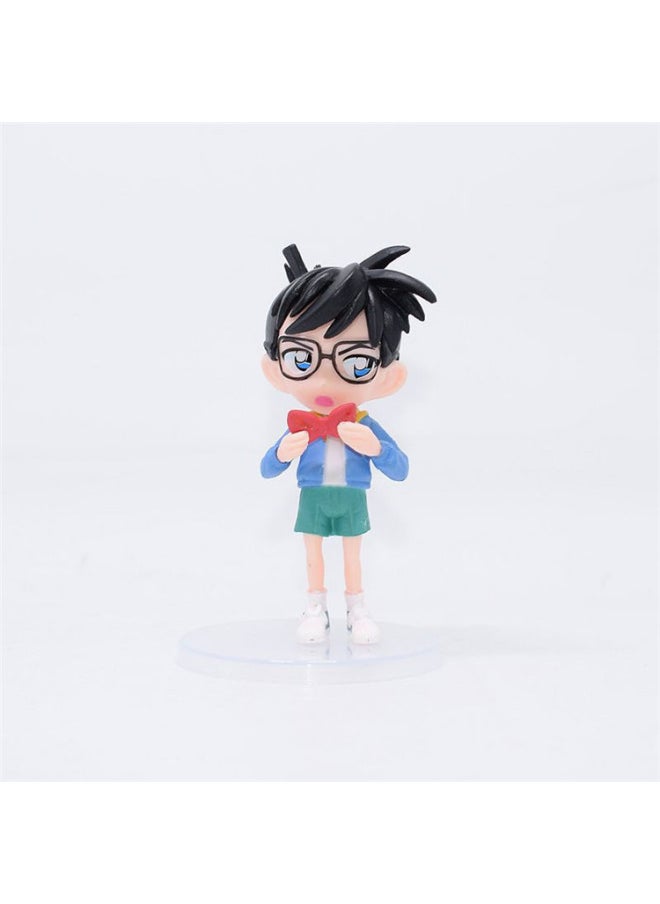 Generic - 7 Generation Conan 5 Bags Hand Version Model Cartoon Spot Car Ornaments Gift Key Chain Collection Stall-Color:The Eighth Generation Conan 5 (about 10.5cm) - Image 1