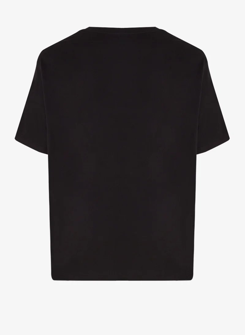 JACK & JONES  Logo Crew Neck Plus size T-Shirt for Men | Best Price UAE