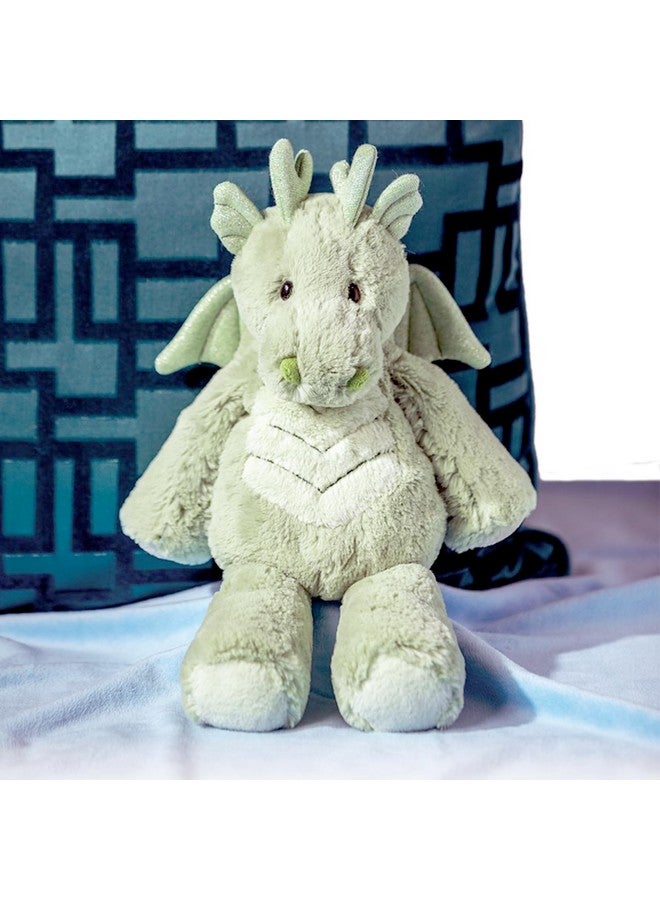 Mary Meyer Stuffed Animal Marshmallow Zoo Soft Toy, 13-Inches, Dragon - Image 2