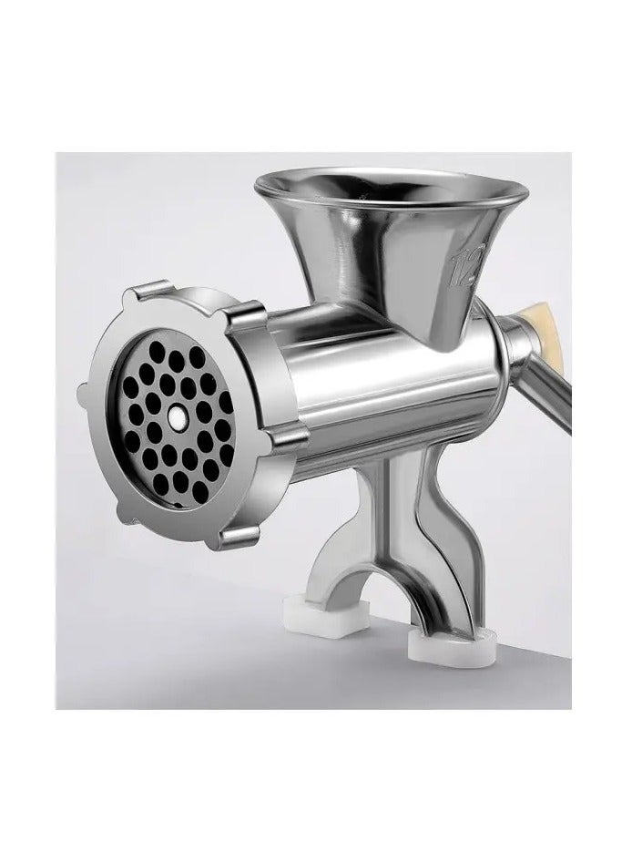 Meat Grinder Manual Mincer - Manual Meat Grinder Sausage Maker Table Mount Pork Mincer Sausage Stuffer Funnel Make Homemade Burger Patties Hand...  - Image 1