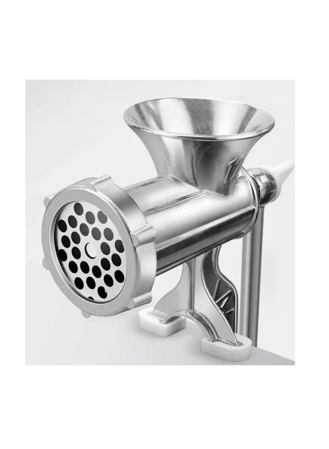 Meat Grinder Manual Mincer - Manual Meat Grinder Sausage Maker Table Mount Pork Mincer Sausage Stuffer Funnel Make Homemade Burger Patties Hand...  - Image 2
