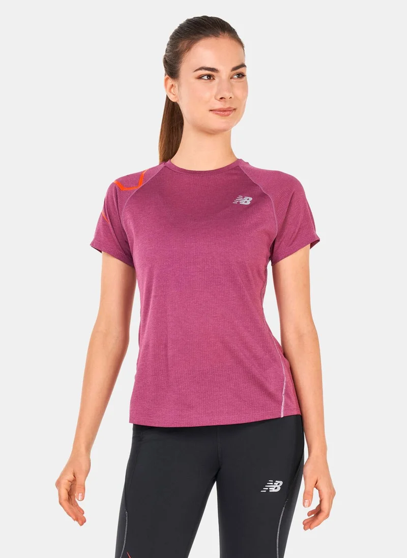 New Balance Women's Printed Impact Run T-Shirt