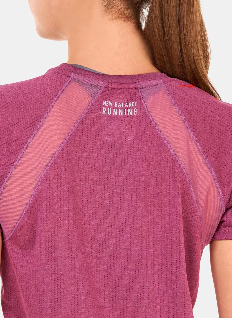 New Balance Women's Printed Impact Run T-Shirt