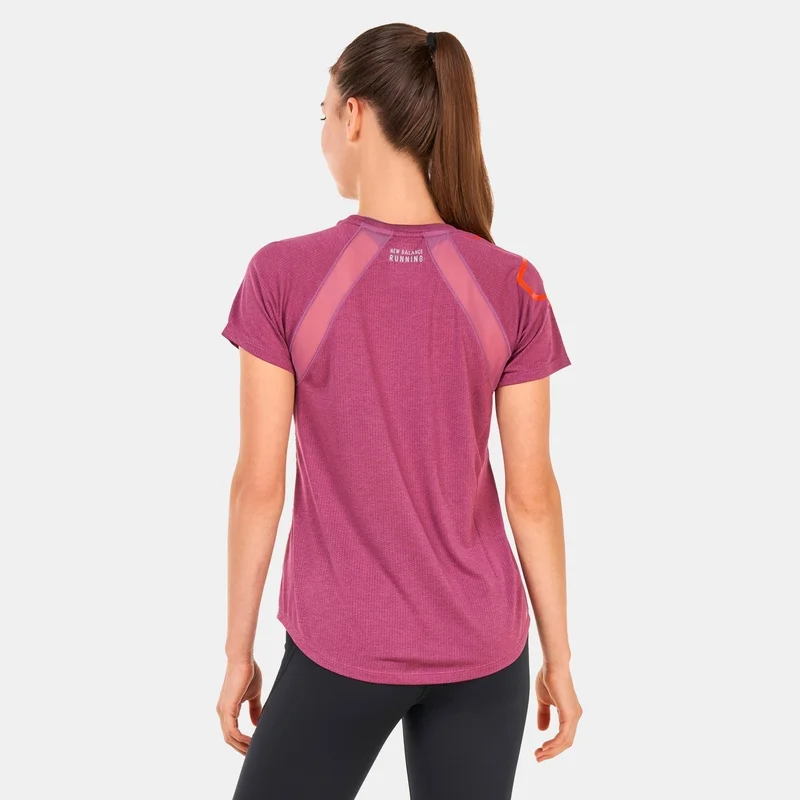 New Balance Women's Printed Impact Run T-Shirt