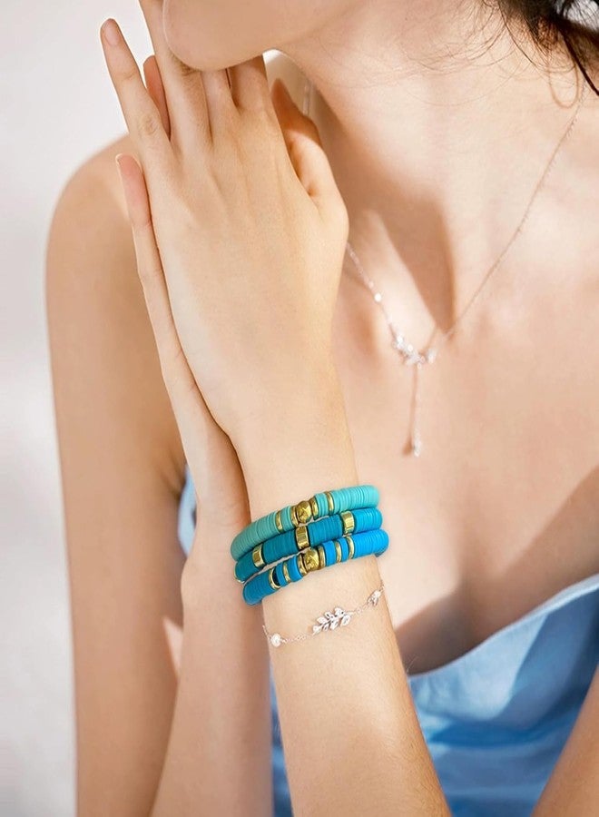 سيميكسيسن مجموعة خرز طينية لصنع الأساور من سيمكسن، مجموعة خرز للأساور للبنات والأولاد والنساء، خرز طيني أبيض وأسود لصنع المجوهرات والقلائد، خرز طيني بوليمر ناعم مع خرز فاصل (DIYBeadsSet-5) - Image 5