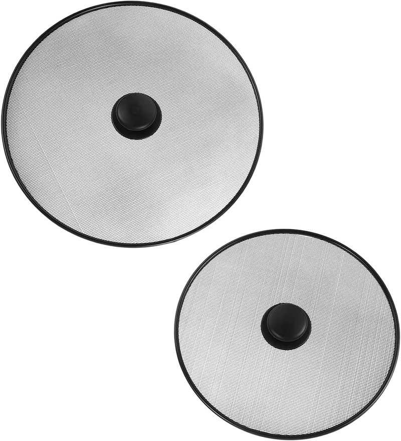 Natural material Stainless Steel Splatter Guard Set for Frying Pans 29cm 25cm Mesh Screen Anti Oil Splash Cover with Knob Cooking Grease Protector for Home Kitchen Multi-price design picks Pre-stock well-packed goods Dense area priority deliver KSA stocked goods Bulk order available stock Carefully selected solid material Fixed delivery schedule Tiered cost purchase alternatives Reinforced edge Diverse use resistant crafted quality Cost effective global grade quality Climate adapted upgraded quality Daily life matching design Local supply chain stock Simple multi-feature practical build Detachable clean Stackable design Replaceable parts Multi-purpose Globally spread simple design Repeated use trusted quality Upgraded general grade quality Air & land transit compatible Ready order processing - Image 1
