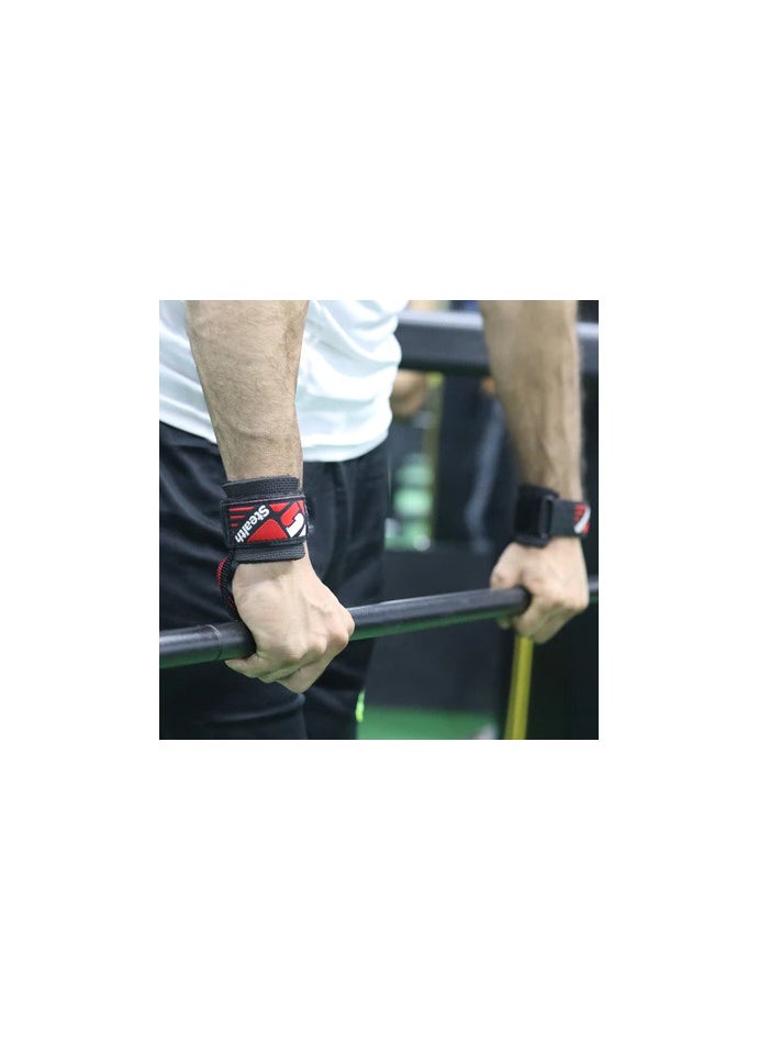 Flexzone - 1 Pair Wristband Gym Training Weightlifting Hand Bar Wrist Support Grip Barbell,Dumbbells Straps Wraps Body Building, Power Lifting - Image 1