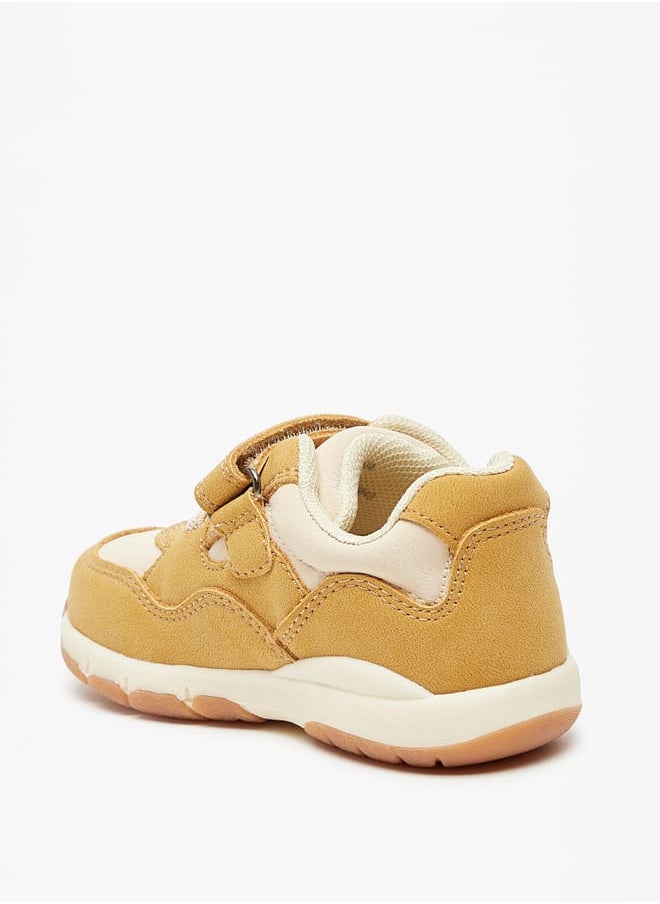 Barefeet - Textured Sneakers with Hook and Loop Closure - Image 1