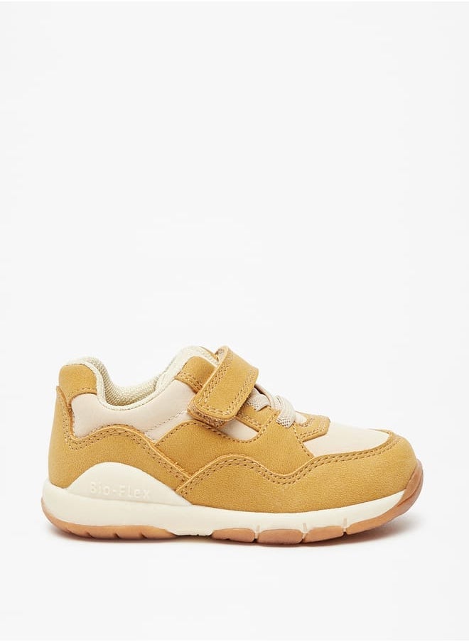 Barefeet - Textured Sneakers with Hook and Loop Closure - Image 1
