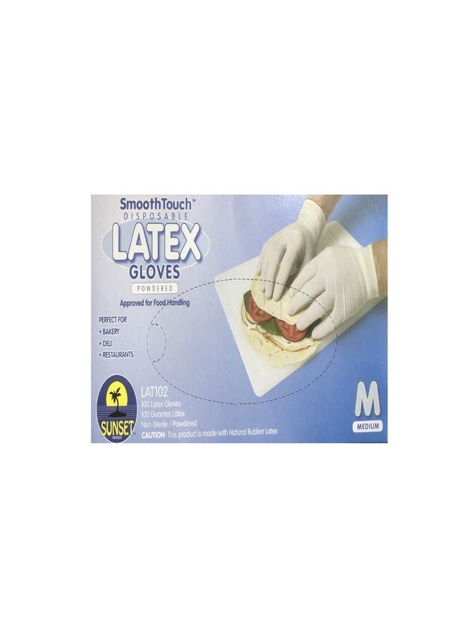 Sunset: Latex Gloves Size Medium - Image 1