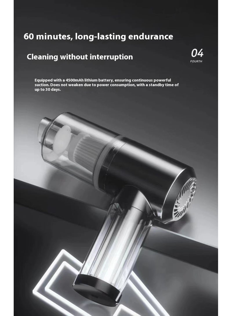 شفاء الحياة ​مكنسة سيارة بمحركين نحاسيين (للسوائل/لاسلكية/60dB صامتة) - Image 5