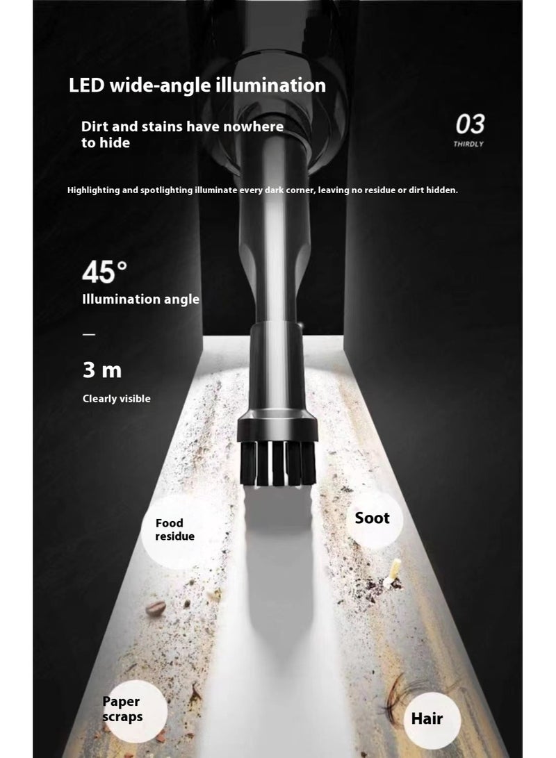 شفاء الحياة ​مكنسة سيارة بمحركين نحاسيين (للسوائل/لاسلكية/60dB صامتة) - Image 4