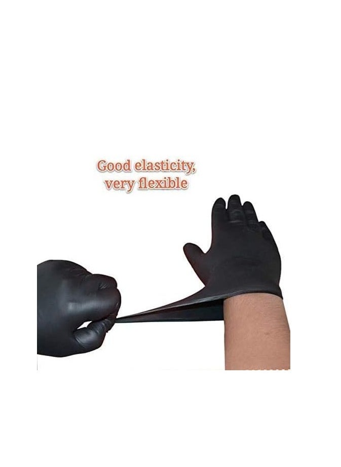 Vaultex - Nitrile Gloves, Black, Powder Free, Latex Free, Best for Restaurant, Saloon, Kitchen, Cleaning, Food Prep - Image 1