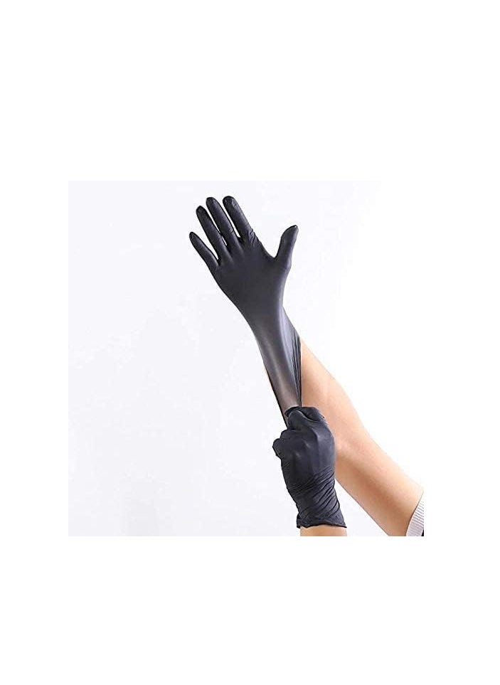Vaultex - Nitrile Gloves, Black, Powder Free, Latex Free, Best for Restaurant, Saloon, Kitchen, Cleaning, Food Prep - Image 1