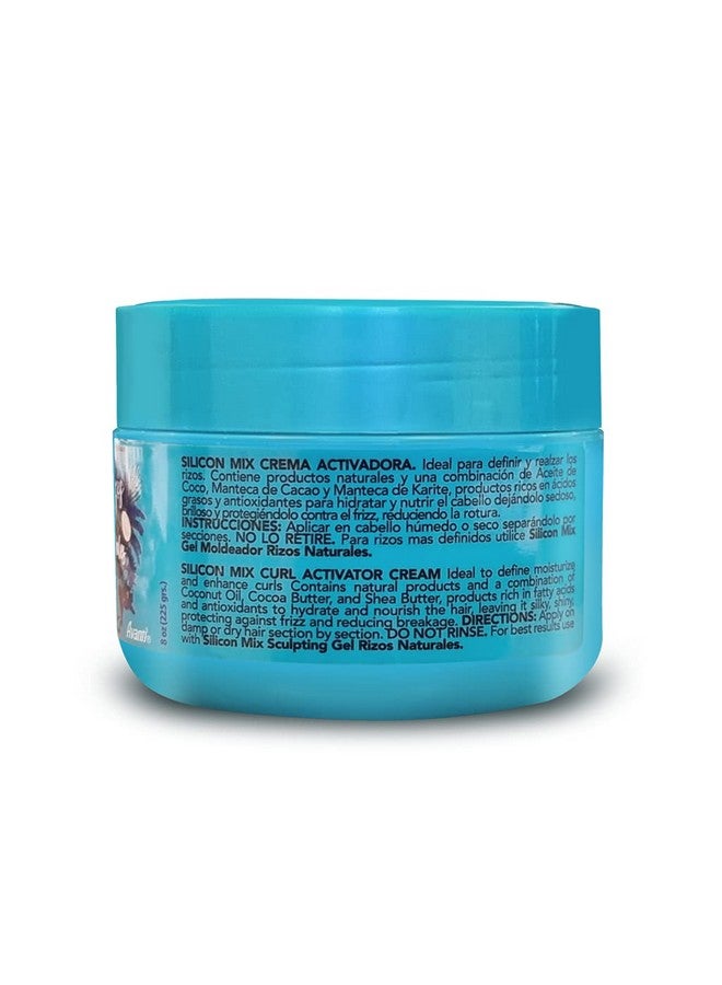 Silicon Mix كريم تنشيط الشعر المجعد للشعر الطبيعي؛ Rizos Naturales؛ للشعر المجعد والأفريقي؛ 8 أونصة - Image 3
