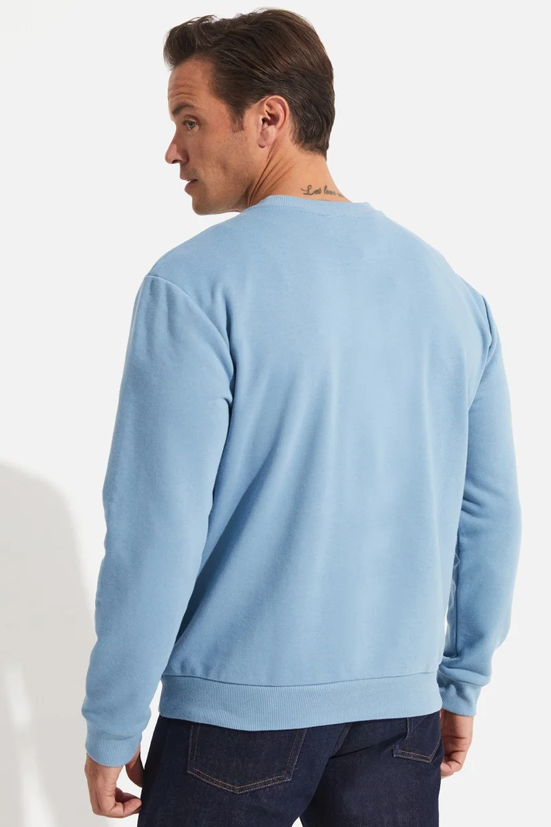 جون Men's Regular Fit Basic Crew Neck Sweatshirt
